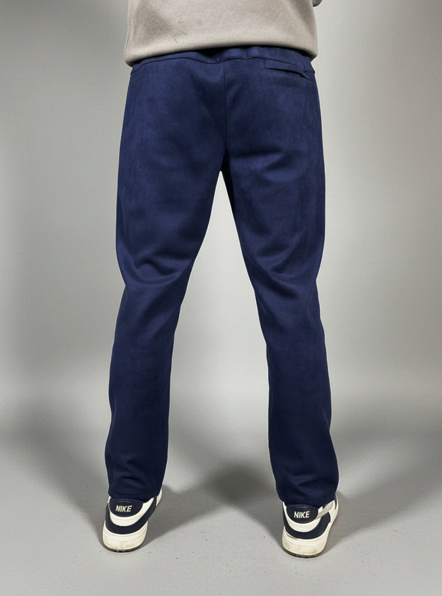 Classic Pleated Trouser (Blue)